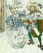 Carl Larsson lllustration till fagel bla-sagospel itre akter china oil painting artist